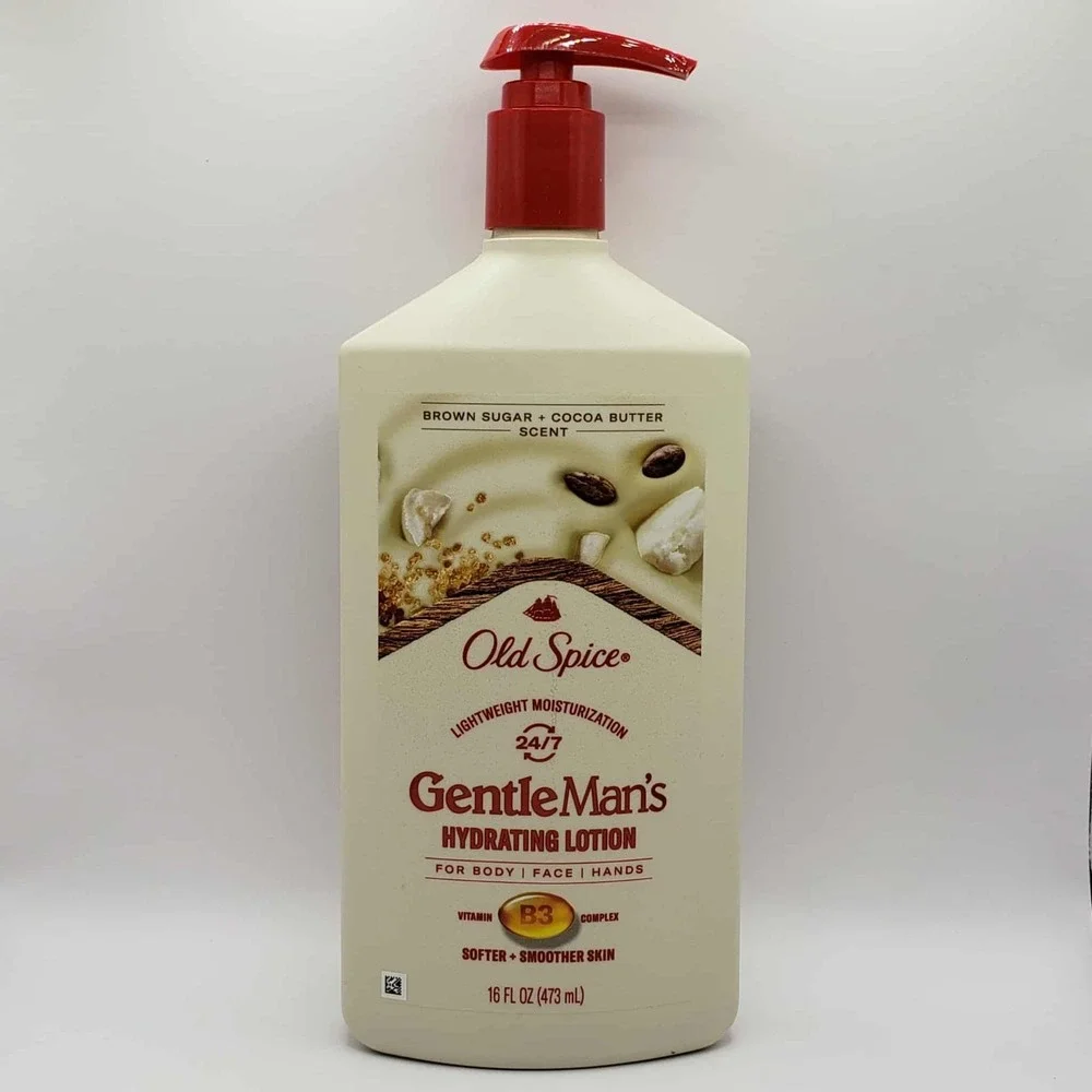 Old Spice Gentlemans Hand, Face and Body Hydrating Lotion All Skin Types 16oz